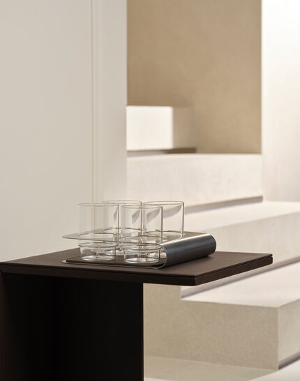 HERNO HABITA SET OF 4 TABLE GLASSES Transparent