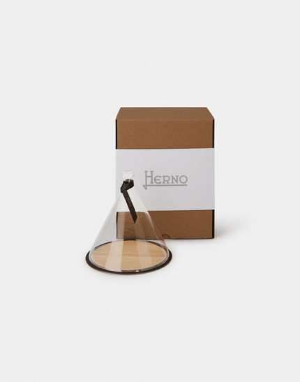 HERNO HABITA GLASS CLOCHE Transparent