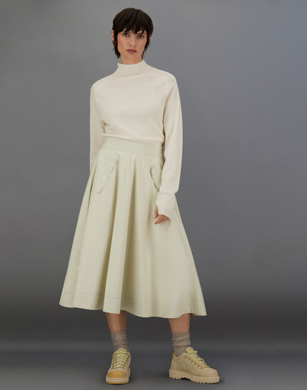 LAMINAR SKIRT IN 2L GORE-TEX Cream