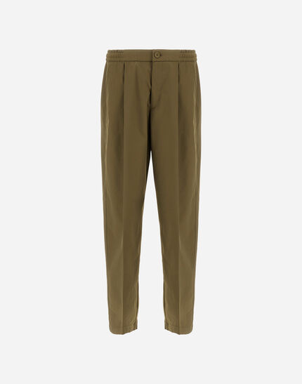 COTTON FEEL TROUSERS Military