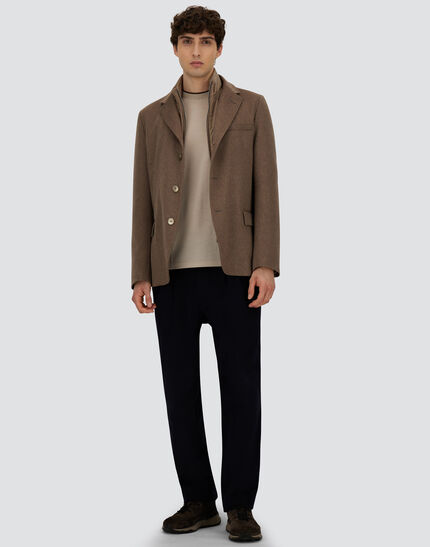 T-SHIRT IN SOFT WOOL JERSEY Chantilly