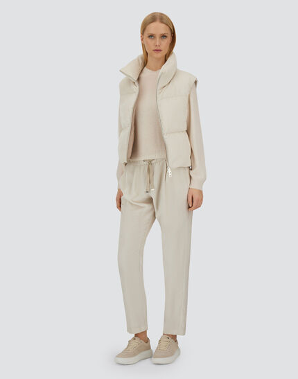 RESORT TROUSERS IN BRIGHT CORDUROY Chantilly