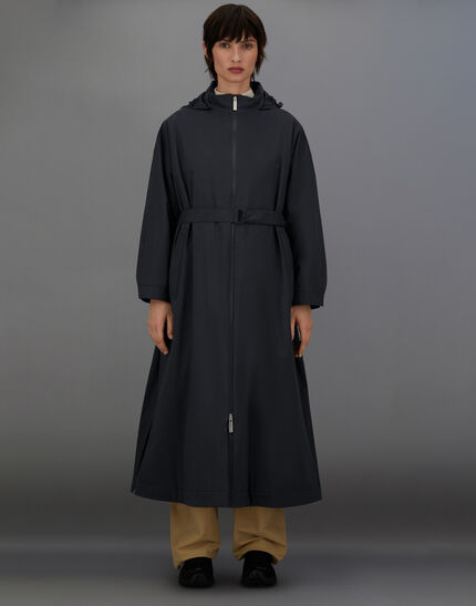 LAMINAR TRENCH COAT IN 2L GORE-TEX Black