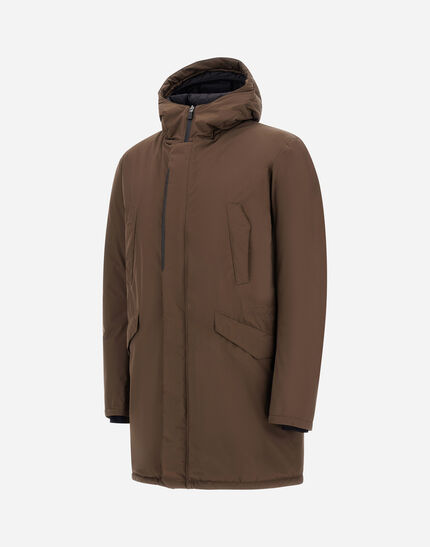 LONG PARKA IN 2-LAYER WINDSTOPPER Green