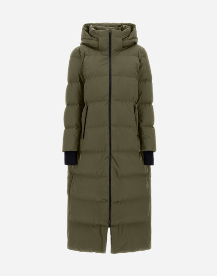 LONG JACKET IN 2-LAYER WINDSTOPPER Green