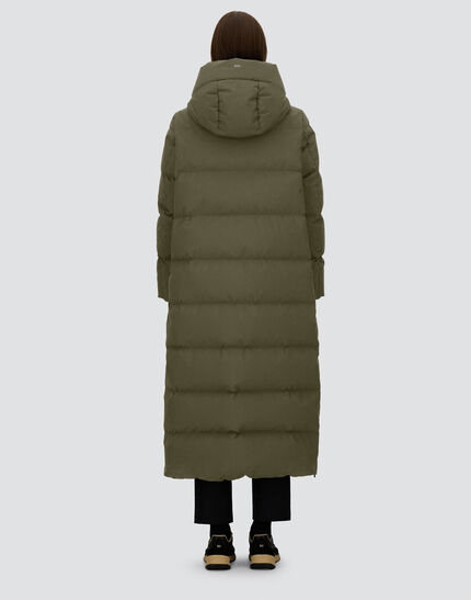 LONG JACKET IN 2-LAYER WINDSTOPPER Green