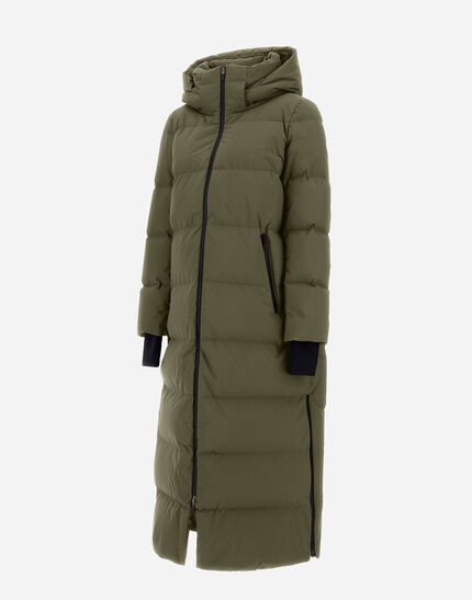 LONG JACKET IN 2-LAYER WINDSTOPPER Green