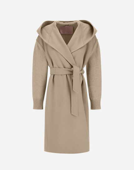 RESORT COAT IN DOUBLE FACED PURE WOOL Chantilly 1 RESORT COAT IN DOUBLE FACED PURE WOOL Chantilly
