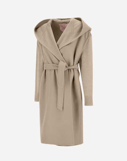 RESORT COAT IN DOUBLE FACED PURE WOOL Chantilly 5 RESORT COAT IN DOUBLE FACED PURE WOOL Chantilly