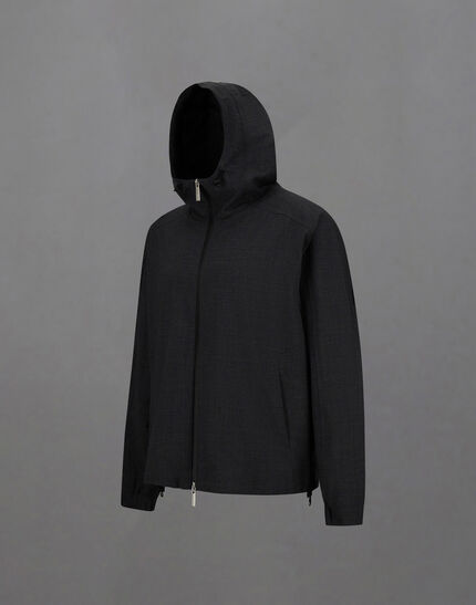LAMINAR JACKET IN WOOL TOUCH Iron 6 LAMINAR JACKET IN WOOL TOUCH Iron