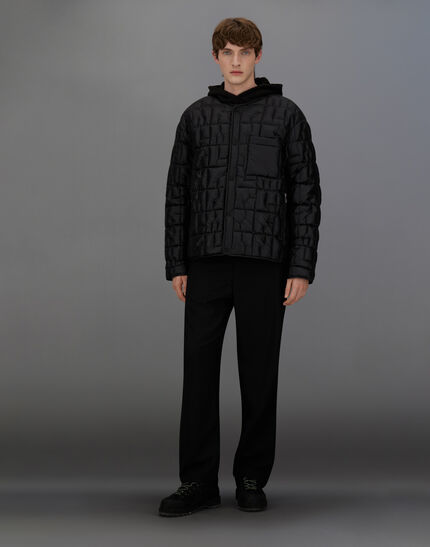 LAMINAR JACKET IN QUILTED RIPSTOP Black