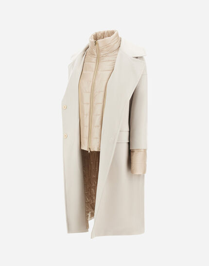 COAT IN PURE CASHMERE AND NYLON ULTRALIGHT Chantilly