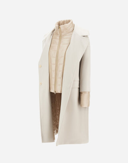 COAT IN PURE CASHMERE AND NYLON ULTRALIGHT Chantilly