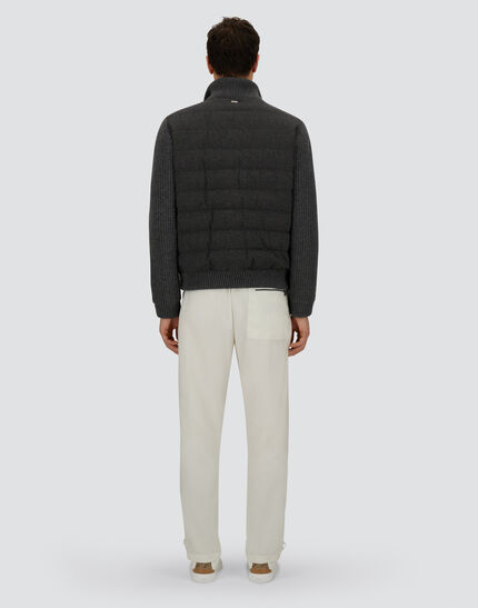 RESORT JACKET IN WOOL KNICKERBOCKER Iron 3 RESORT JACKET IN WOOL KNICKERBOCKER Iron
