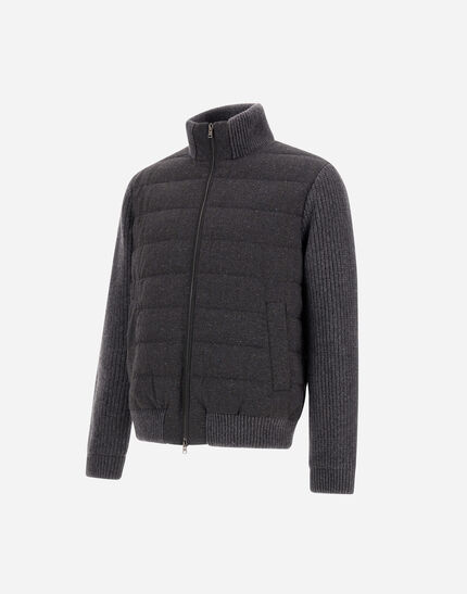 RESORT JACKET IN WOOL KNICKERBOCKER Iron 4 RESORT JACKET IN WOOL KNICKERBOCKER Iron