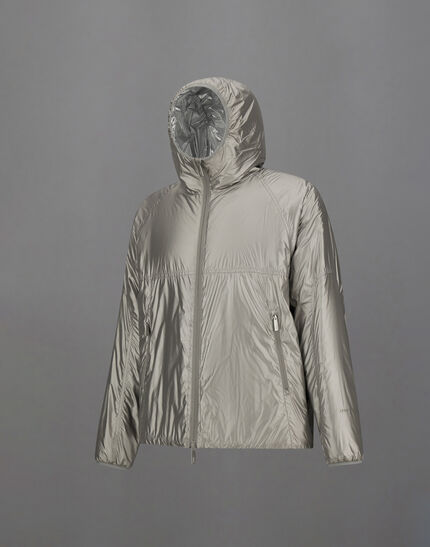 LAMINAR HOODED JACKET IN METALLIC SHIELD Silver 6 LAMINAR HOODED JACKET IN METALLIC SHIELD Silver