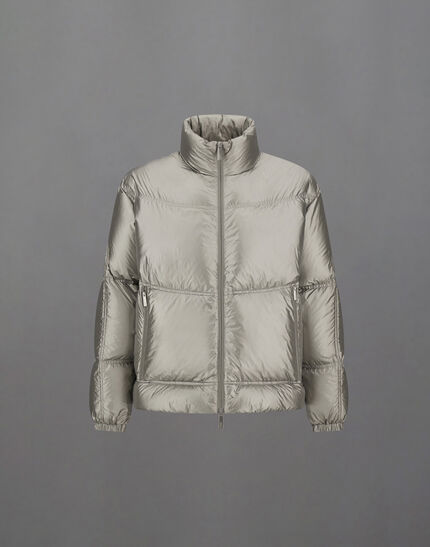 LAMINAR JACKET IN METALLIC SHIELD Silver