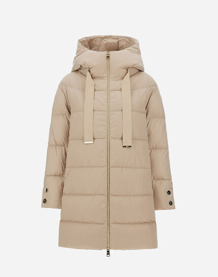 A-SHAPE JACKET IN SATIN Chantilly