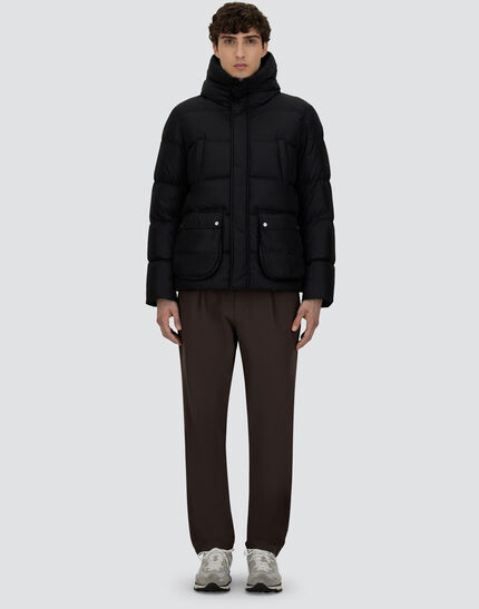 BOMBER JACKET IN NYLON CHAMONIX Black Espresso 4 BOMBER JACKET IN NYLON CHAMONIX Black Espresso