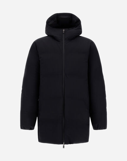 LONG JACKET IN NEW IMPACT Black 1 LONG JACKET IN NEW IMPACT Black