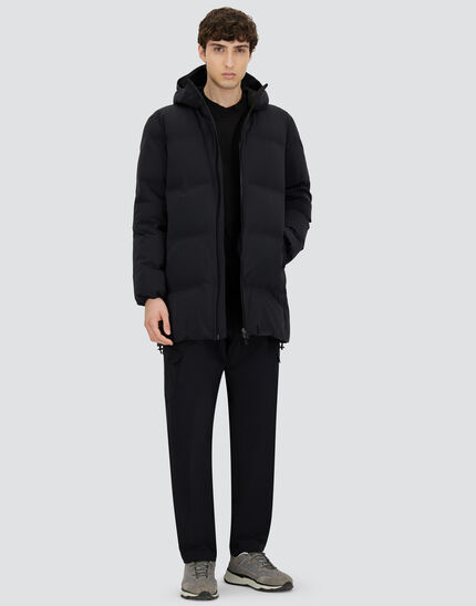 LONG JACKET IN NEW IMPACT Black 2 LONG JACKET IN NEW IMPACT Black