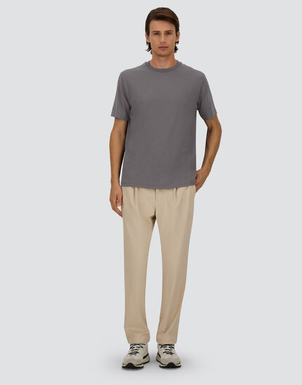 T-SHIRT IN WOOL JERSEY Iron