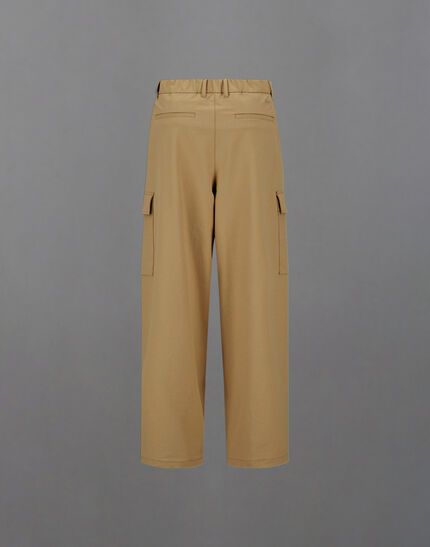 LAMINAR CARGO TROUSERS IN COMFORT TECH Camel