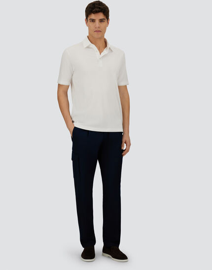 RESORT POLO SHIRT IN BASIC COTTON White