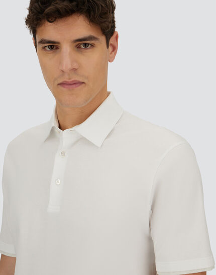 RESORT POLO SHIRT IN BASIC COTTON White