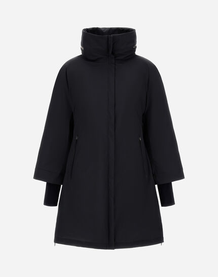 A-SHAPE JACKET IN 2-LAYER WINDSTOPPER Black