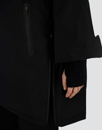 A-SHAPE JACKET IN 2-LAYER WINDSTOPPER Black