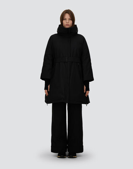 A-SHAPE JACKET IN 2-LAYER WINDSTOPPER Black
