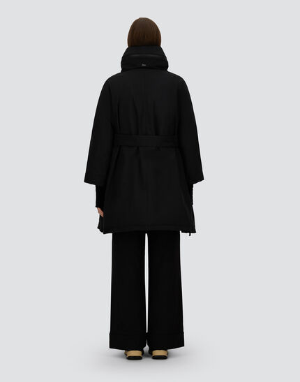 A-SHAPE JACKET IN 2-LAYER WINDSTOPPER Black