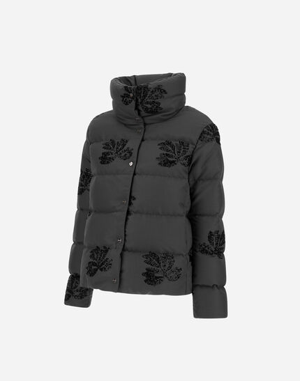 JACKET IN EMBROIDERED FLANNEL Iron 6 JACKET IN EMBROIDERED FLANNEL Iron