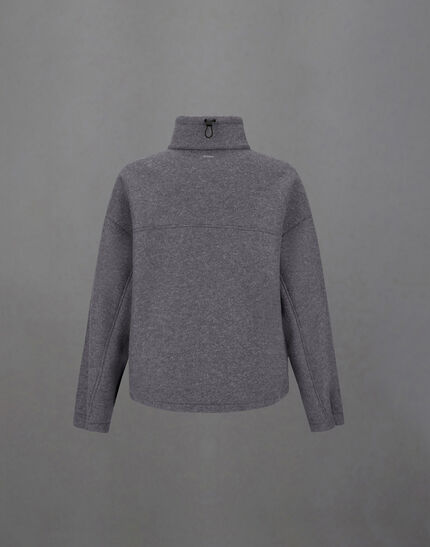 LAMINAR JACKET IN TECHNICAL WOOL Grey