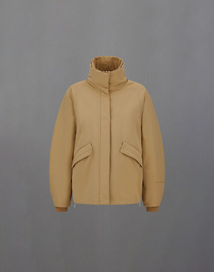 LAMINAR JACKET IN ORGANIC TECH Camel 1 LAMINAR JACKET IN ORGANIC TECH Camel