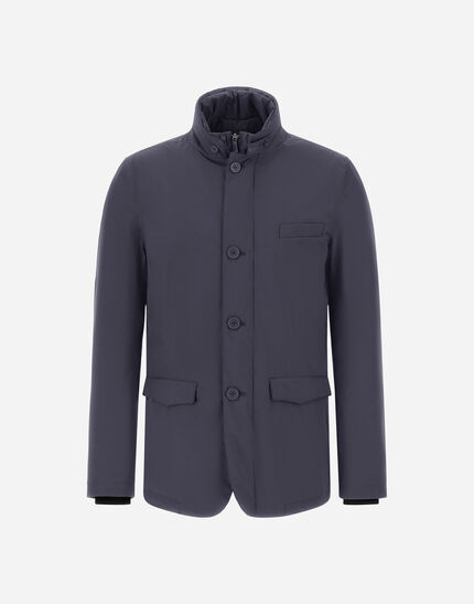 BLAZER WITH BIB IN 2-LAYER WINDSTOPPER Blue