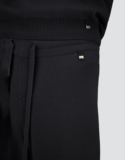 TROUSERS IN PURE CASHMERE Black 3 TROUSERS IN PURE CASHMERE Black