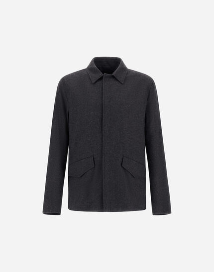SHACKET IN WOOL FLANNEL Iron