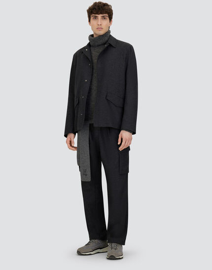 SHACKET IN WOOL FLANNEL Iron