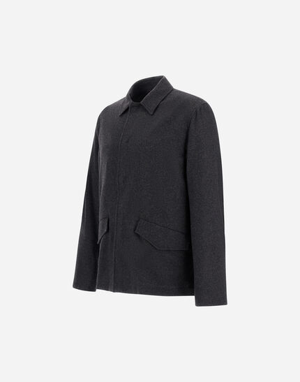 SHACKET IN WOOL FLANNEL Iron