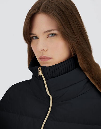CAPE IN NYLON CHAMONIX Black Espresso 3 CAPE IN NYLON CHAMONIX Black Espresso