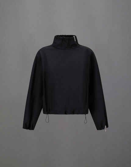 LAMINAR JACKET IN WOOL TOUCH Black