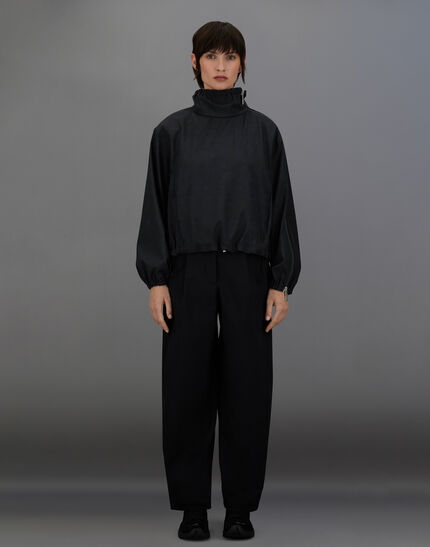 LAMINAR JACKET IN WOOL TOUCH Black