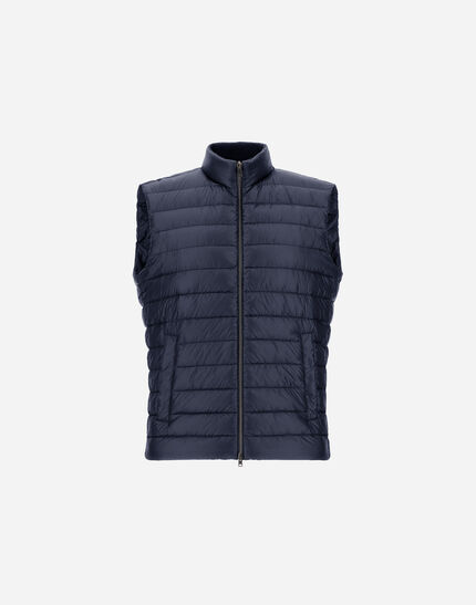 RESORT VEST IN NYLON ULTRALIGHT Navy Blue