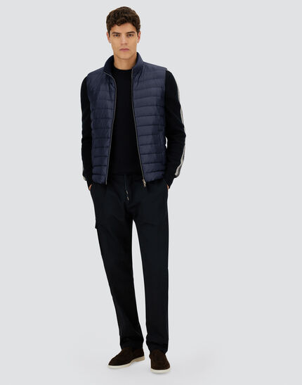 RESORT VEST IN NYLON ULTRALIGHT Navy Blue