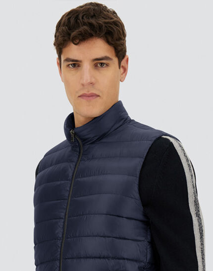 RESORT VEST IN NYLON ULTRALIGHT Navy Blue