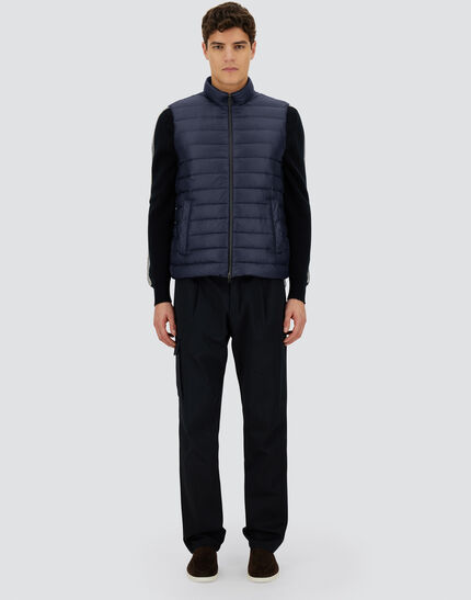 RESORT VEST IN NYLON ULTRALIGHT Navy Blue