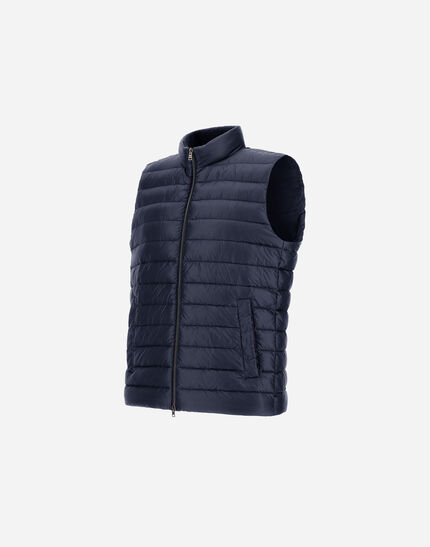 RESORT VEST IN NYLON ULTRALIGHT Navy Blue