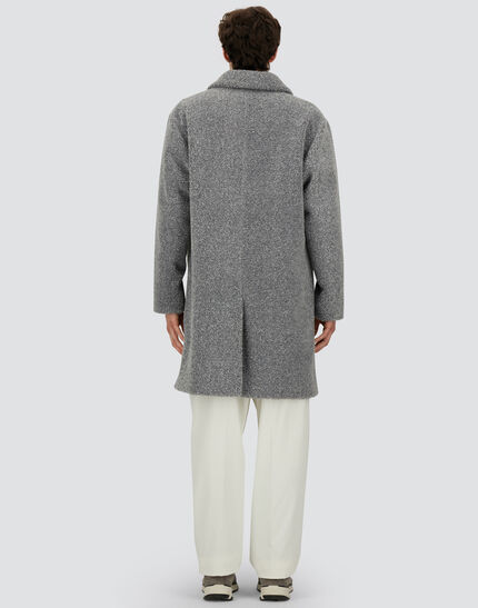 COAT IN MELANGE TEDDY Grey